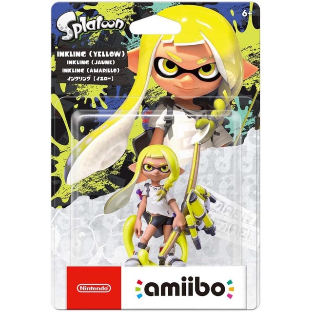 任天堂(ニンテンドウ)のスプラトゥーン3 amiibo  インクリング イエロー エンタメ/ホビーのおもちゃ/ぬいぐるみ(キャラクターグッズ)の商品写真