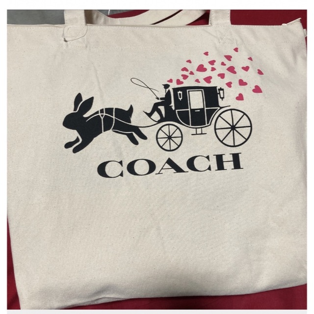 coach コーチ 2023年福袋 トートバッグ赤 新品 驚きの価格