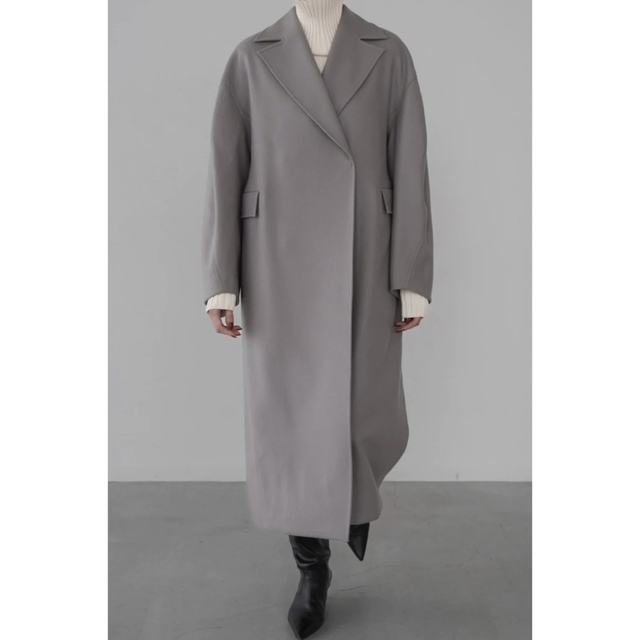 IIROT - IIROT Melton Long Coat_Grayの通販 by aya's shop|イロット