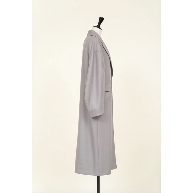 IIROT - IIROT Melton Long Coat_Grayの通販 by aya's shop IIROT - IIROT Melton Long Coat_Grayの通販 by aya's shop