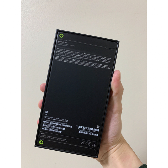 超熱 iPhone - 新品未開封SIMフリー iPhone13Pro 128GB シエラブルー
