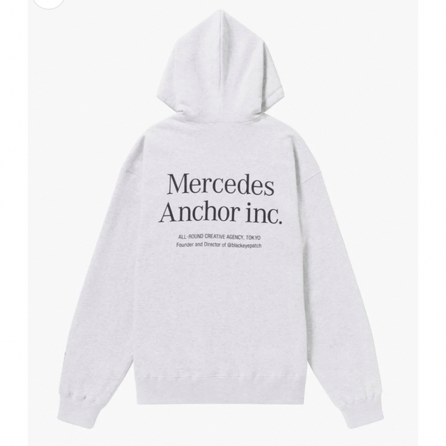 1LDK SELECT - Mersedes Anchor Inc. Hoodie ASH Mの通販 by MM:mart's