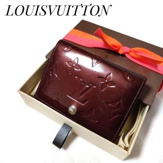 ルイヴィトン(LOUIS VUITTON)のルイヴィトン　カードケース　アンヴェロップカルト ドゥ ヴィジット　ヴェルニ(名刺入れ/定期入れ)