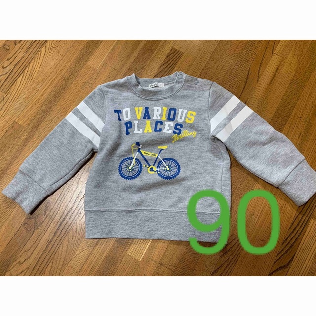 Acoba(アコバ)のAcoba トレーナー　サイズ90 キッズ/ベビー/マタニティのキッズ服男の子用(90cm~)(Tシャツ/カットソー)の商品写真