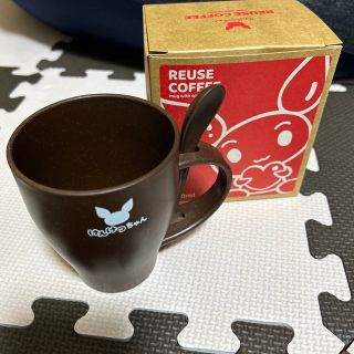 【新品】けんけつちゃん　REUSE COFFEE スプーン付きマグカップ(キャラクターグッズ)