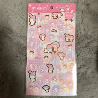 マイメロディ(マイメロディ)のマイメロディ　シール　おへやでゆったり(キャラクターグッズ)