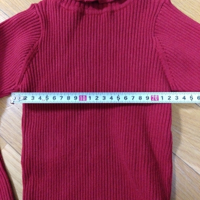 Branshes(ブランシェス)の専用です☆　branshes　タートル　120　赤 キッズ/ベビー/マタニティのキッズ服女の子用(90cm~)(ニット)の商品写真