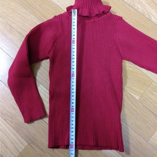 Branshes(ブランシェス)の専用です☆　branshes　タートル　120　赤 キッズ/ベビー/マタニティのキッズ服女の子用(90cm~)(ニット)の商品写真