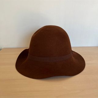 ユナイテッドアローズグリーンレーベルリラクシング(UNITED ARROWS green label relaxing)の新品 8千 グリーンレーベル ユナイテッドアローズ  ウールハット ブラウン(ハット)