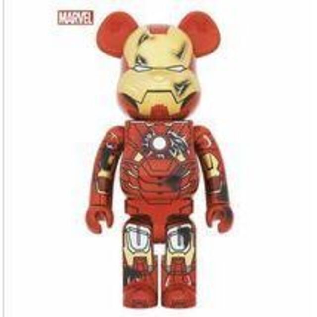 BE@RBRICK IRON MAN MARK VII DAMAGE 1000％アメコミ