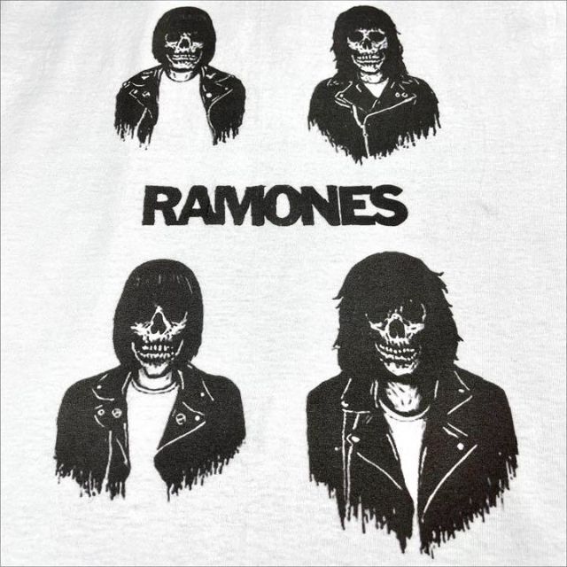 【新品 送料込】RAMONES ラモーンズ NYパンク ドクロ Tシャツ