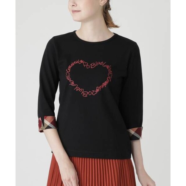 【新品】ブルーレーベルクレストブリッジ ハートロゴ Tシャツ バーバリー 38黒 | フリマアプリ ラクマ