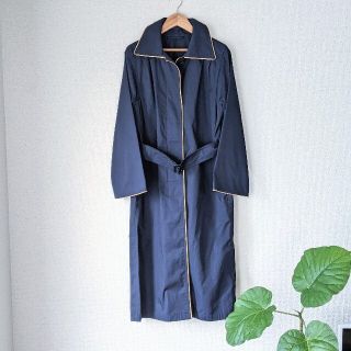 vintage】美品 LANVIN PARIS ステンカラーコート イタリー製40肩幅