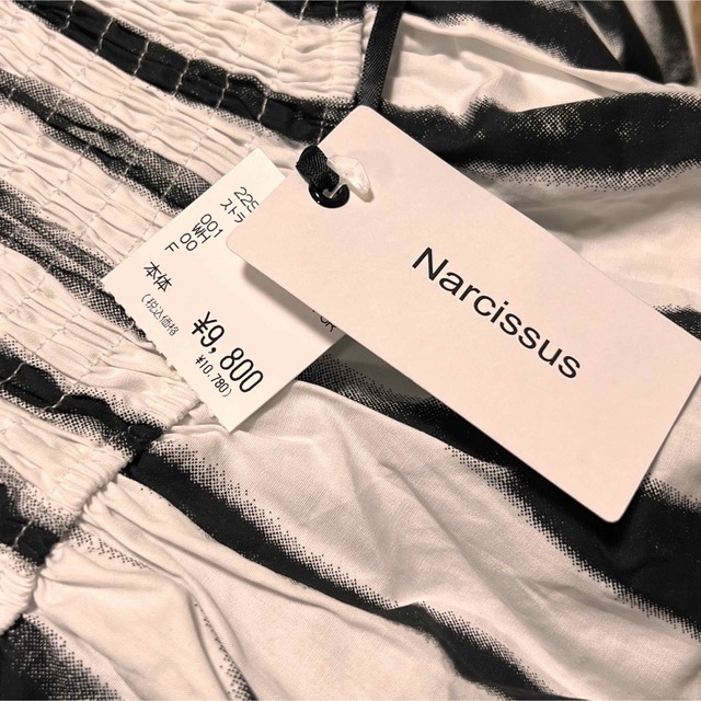 Narcissus(ナルシス)のナルシス ストライプ オフィシャルパンツ レディースのパンツ(ショートパンツ)の商品写真