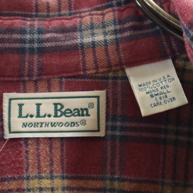 L.L.Bean - エルエルビーン 80s ヴィンテージ USA製 チェック 長袖