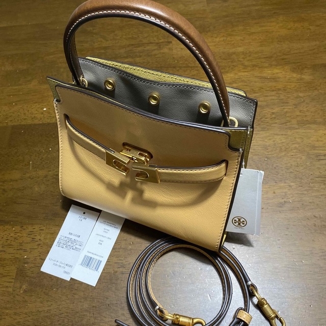 Tory Burch トリーバーチ リー ラジウィル プチ ダブルバッグ　黒