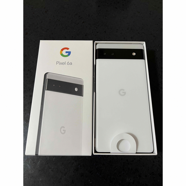 Google Pixel(グーグルピクセル)のGoogle pixel6a ホワイト　128GB 一括購入新品未使用　送料無料 スマホ/家電/カメラのスマートフォン/携帯電話(スマートフォン本体)の商品写真