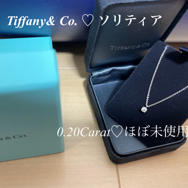 【2022年製 新品】 Tiffany *ペンダントネックレス *ダイヤモンド Co.*ソリティア Tiffany& - Co. & ネックレス