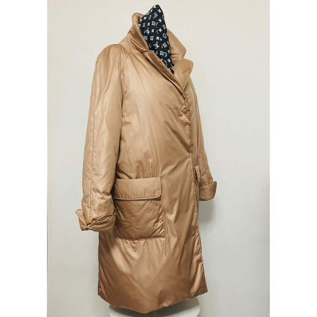ジュンコシマダ ダウンコート 素敵なゴールド色❓ 上品でシンプルなデザイン 新品