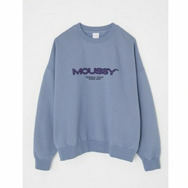 moussy(マウジー)のmoussy PATCH WORK LOGO プルオーバー レディースのトップス(トレーナー/スウェット)の商品写真