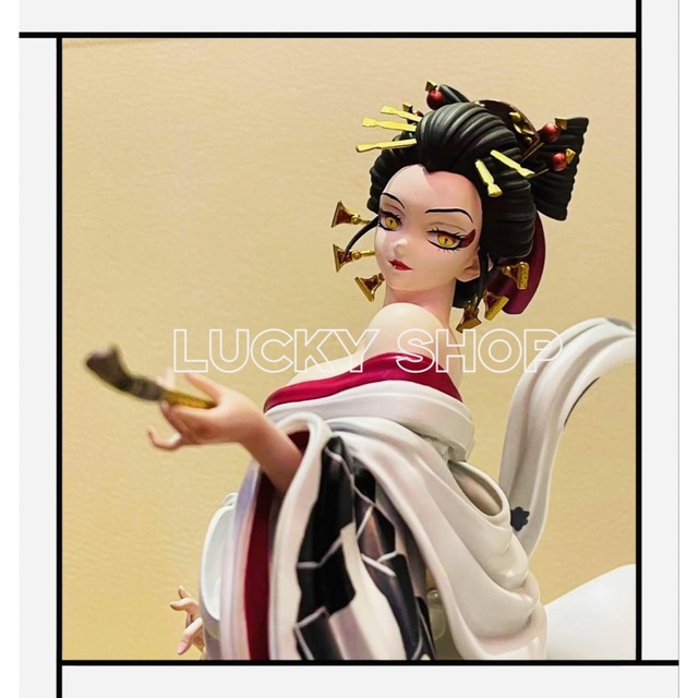 公式の店舗 鬼滅の刃 吉原花魁 堕姫 蕨姫花魁 ガレージキット