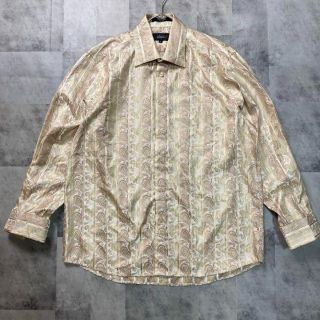 SAMBUCA ニューヨーク ペイズリー柄 シャツ(Tシャツ/カットソー(七分/長袖))