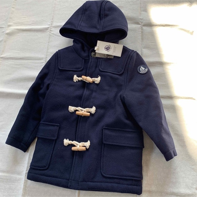 PETIT BATEAU - プチバトー ダッフルコート 紺色 3ans 新品の通販 by ...