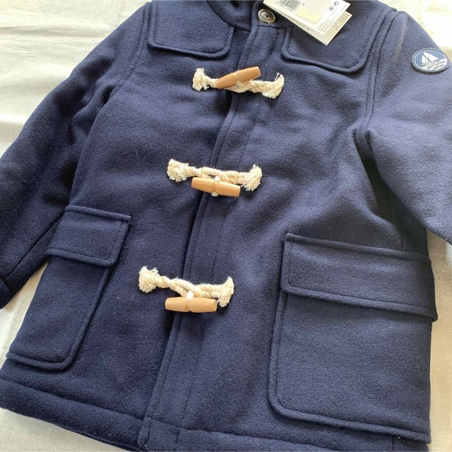 PETIT BATEAU - プチバトー ダッフルコート 紺色 3ans 新品の通販 by ...