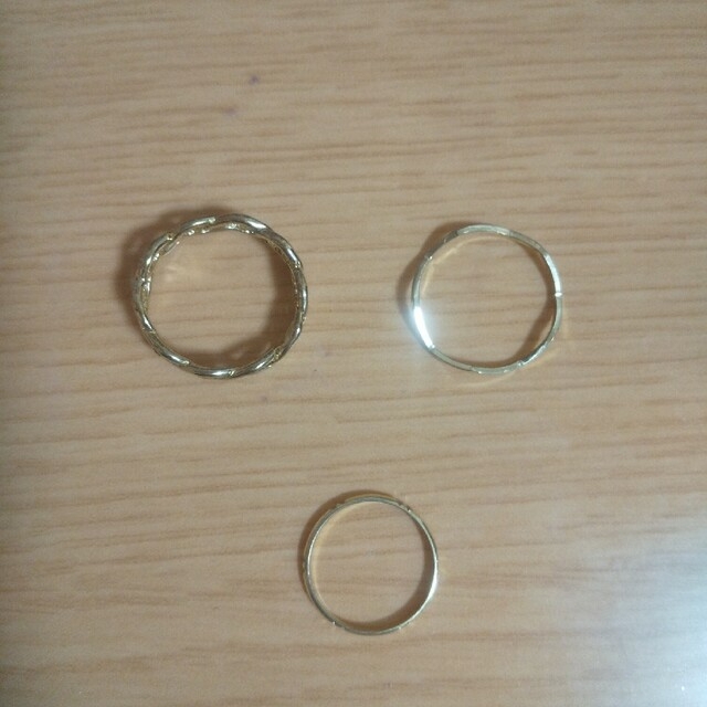 ゴールドリング メンズのアクセサリー(リング(指輪))の商品写真