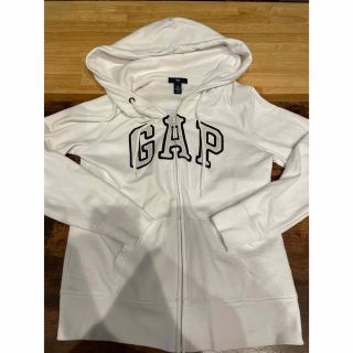 ギャップ(GAP)のGAPホワイトパーカーM(パーカー)