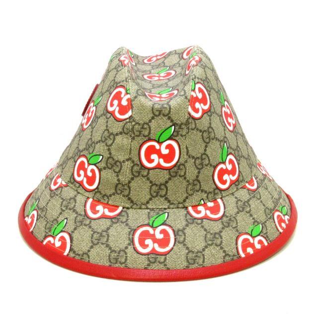 日本未入荷 ハット GUCCI(グッチ) - Gucci M美品 GGアップル ハット