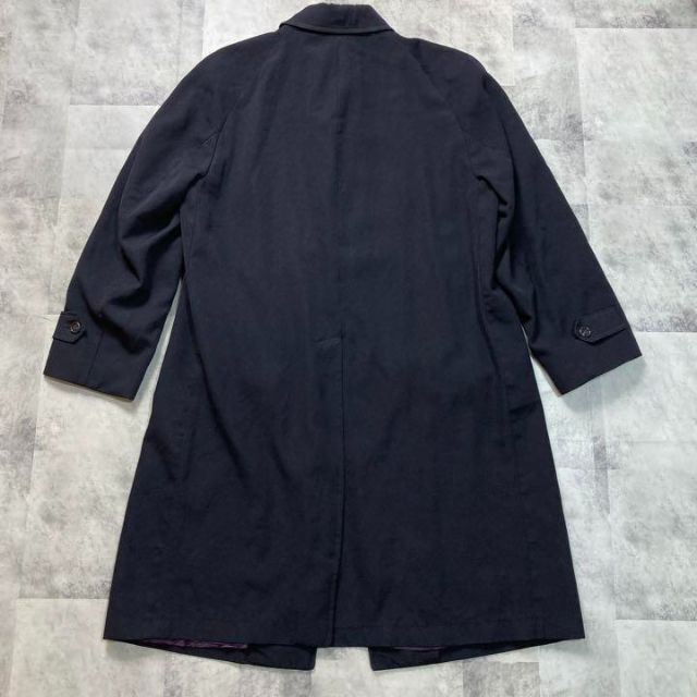 LONDONFOG(ロンドンフォグ)のロンドンフォグ USA製 裏地パープル ロングコート メンズのジャケット/アウター(チェスターコート)の商品写真