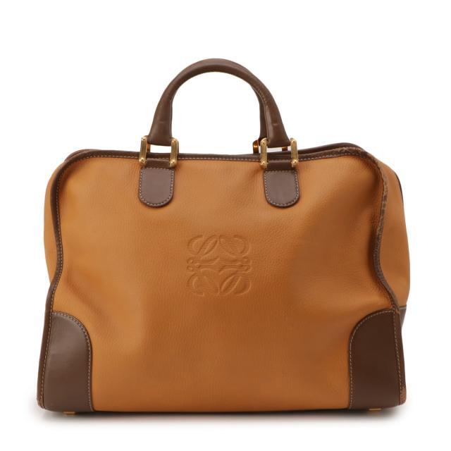 即日発送】 LOEWE レザー アマソナ75 ボストンバッグ ロエベ