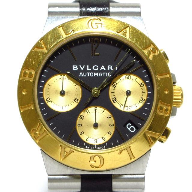 BVLGARI - ブルガリ 腕時計 CH35SG メンズ 黒