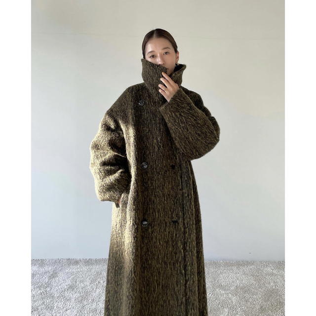 CLANE MIX SHAGGY LADY COAT - ロングコート