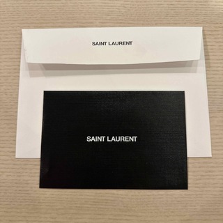 サンローラン(Saint Laurent)のサンローラン　封筒　レター　カード　カードケース　名刺入れ　紙袋　ショップ(ショップ袋)