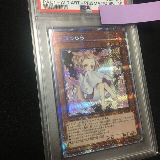 いラインアップ 遊戯王 - 絵違い PSA10 プリズマ 灰流うらら シングル ...