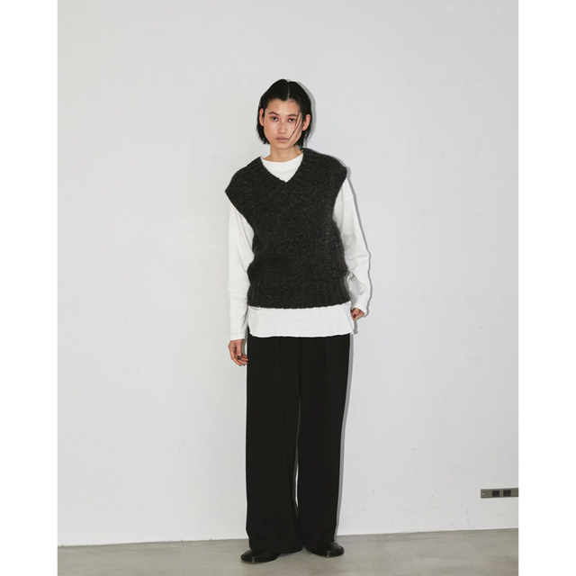 todayful Mottle Yarn Knit Vest