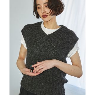 TODAYFUL - todayful Mottle Yarn Knit Vestの通販 by rino's shop