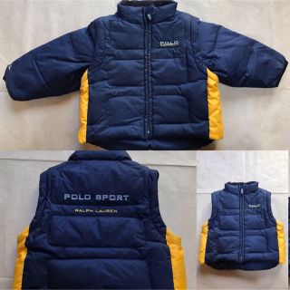 ラルフローレン(Ralph Lauren)のラルフローレン ダウンジャケット ダウンベスト 80 ネイビー(ジャケット/コート)