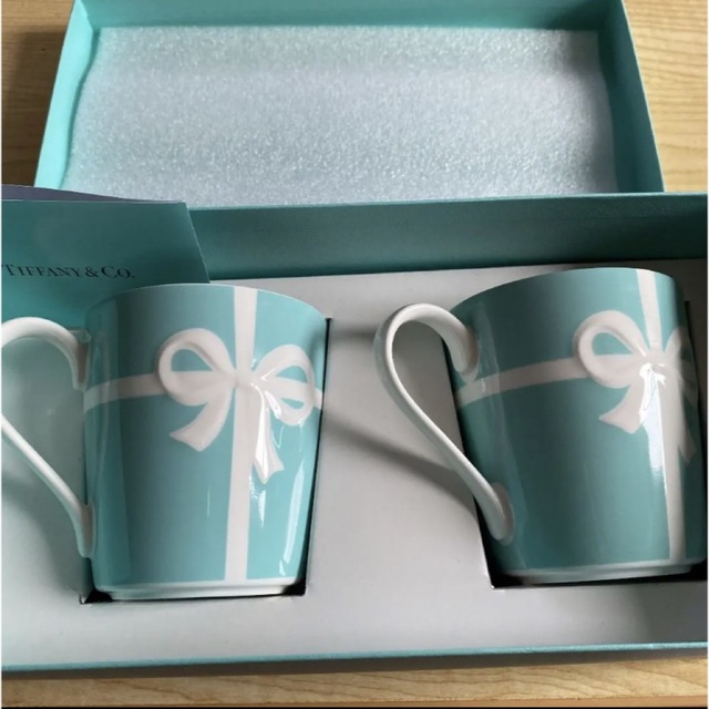 【値下げしました！】TIFFANY \u0026 CO. ペアコーヒーカップ2個セット