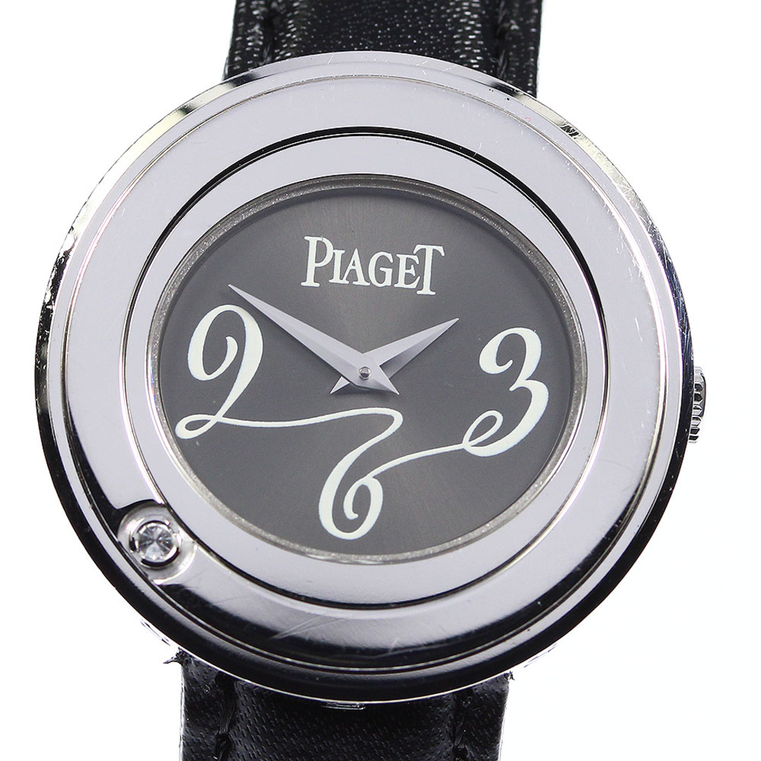 【PIAGET】ピアジェ ポセション K18WG 1Pダイヤ P10275 クォーツ レディース_722236【ev20】