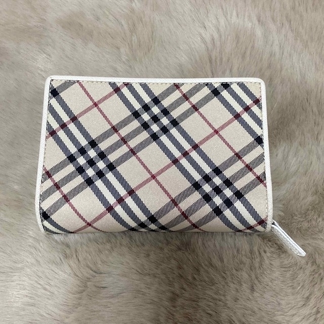 正規店国産 BURBERRY BURBERRY バーバリー 小銭入れ付き 三つ折り財布 ホワイト×チェックの通販 by tayumama  shop｜バーバリーならラクマ