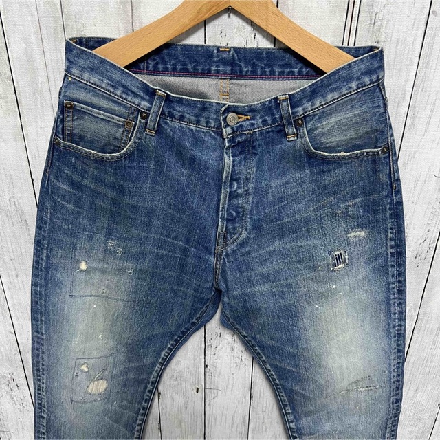 ordinary fits ダメージ加工サルエルデニム!日本製!-eastgate.mk