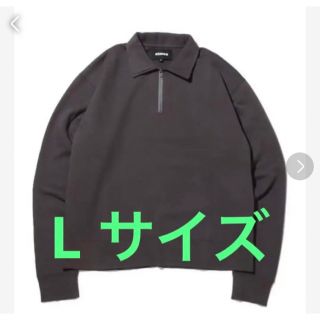 アトモス(atmos)のatmos OVERDYED HALF ZIP SWEAT CHARCOLE(スウェット)