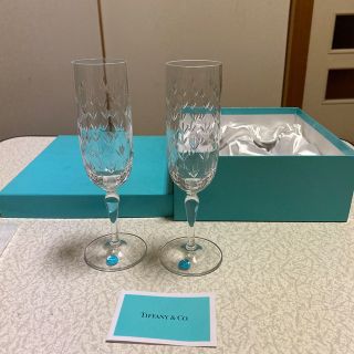 ティファニー(Tiffany & Co.)のTIFFANY&Co シャンパングラス ティファニー フローレット(グラス/カップ)