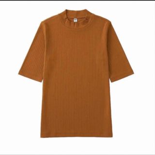 ユニクロ(UNIQLO)のユニクロ　リブハイネックT (Tシャツ(半袖/袖なし))