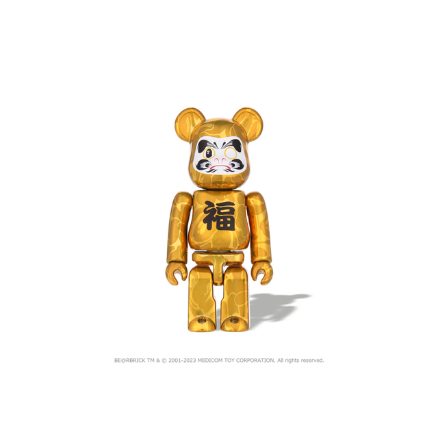 A BATHING APE(アベイシングエイプ)のBE@RBRICK BAPE 招き猫 銀メッキ / 達磨 金メッキ / 獅子舞 エンタメ/ホビーのフィギュア(その他)の商品写真