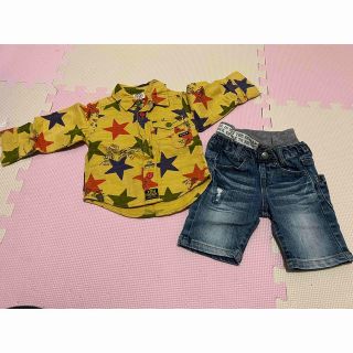 ジャンクストアー(JUNK STORE)のジャンクストア　デニムパンツと星柄シャツの2点セット(パンツ)