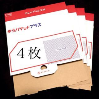 ゆうパケットプラス専用箱 4枚(ラッピング/包装)